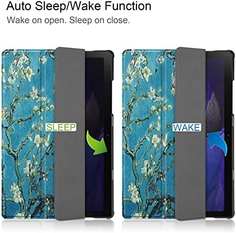 Калъф UUcovers за Samsung Galaxy Tab A8 10,5 (2022) (SM-X200/X205/X207), Магнитен калъф с функция за автоматично преминаване в режим на заспиване /събуждане, Многоугловая поставка, Лека твърда