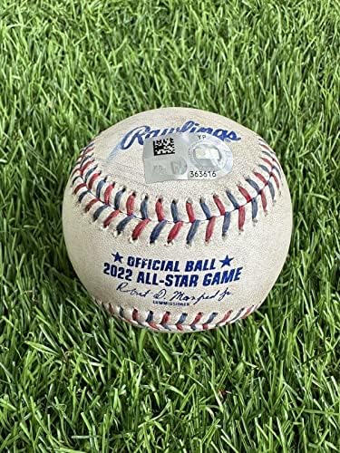 Използвана игра от Всички звезди бейзбол 2022 - Сантяго Эспиналь Дейвид Беднар MLB Auth - Използваните бейзболни топки MLB Game