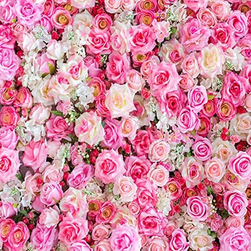8x8FT Плат 3D Розова Роза Тема Цвете Снимка Фон За Сватба Младоженци Душ За Новородени Рожден Ден Снимки Декори