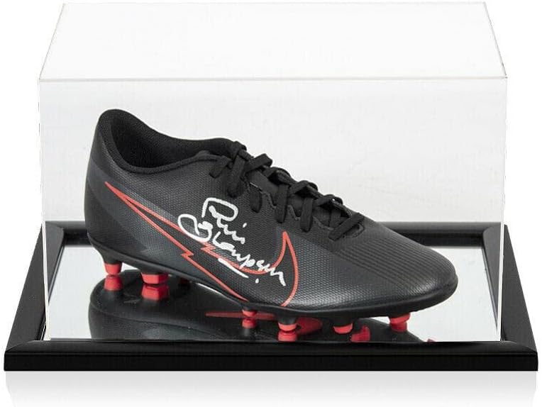 Футболни обувки с автограф на Фил Томпсън - Nike - В Акрилна Витрина - Футболни топки с автографи