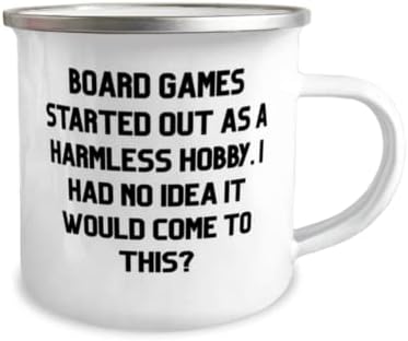 Настолни игри Започва като Безобидно Хоби. Нямах представа, Че ще се Появят Игри на Маса, Чаша за Къмпинг на