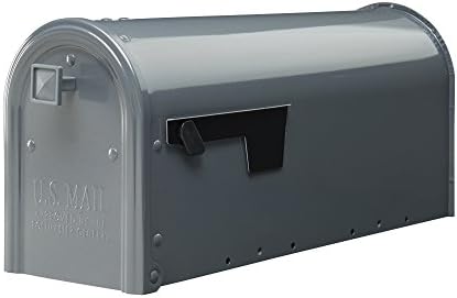 Пощенски кутии Gibraltar Edson От Поцинкована стомана, Средно Капацитет Сив Цвят, Пощенска кутия, в багажник,