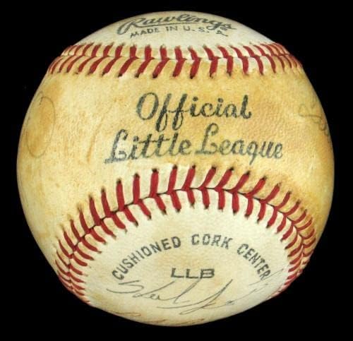 Джо Маккарти Sweet Spot Подписа Бейзболен договор с Тед Уилямс JSA COA - Бейзболни топки с автографи