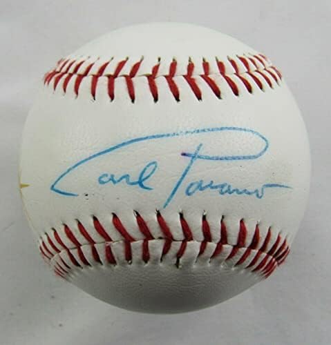 Играта на топка с Автограф на Карл Павано B97 - Бейзболни Топки С Автографи