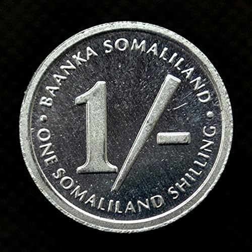 Сомалийская монета 1 Първата марка 1994 година на издаване KM1 домашни Любимци