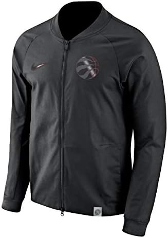 Торонто Рэпторс Nike City Edition Модерна Университетска черно яке с цип - Мъжки XXL (XX-Large)