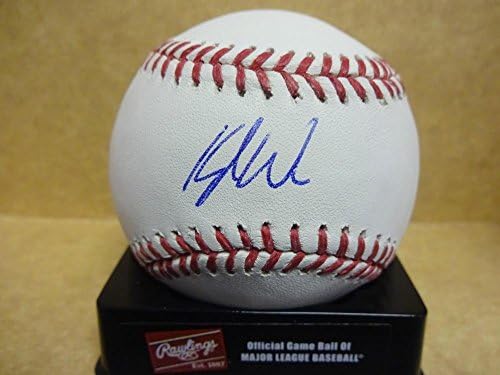 Кайл Рен Милуоки Брюэрс Подписа договор с M. l. Baseball W / coa - Бейзболни топки с автографи