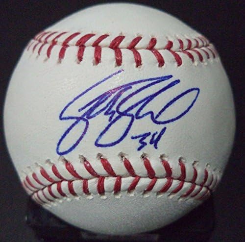 Сет Блеър Сейнт Луис Кардиналс Подписа бейзболен топката Romlb с автограф W / coa - Бейзболни топки с автографи