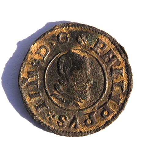 1662 М Филип IV 8 Мараведи Испански Колониален замък и Лъв Карибската Пиратски епоха Монети #306 Продавачът Very Fine