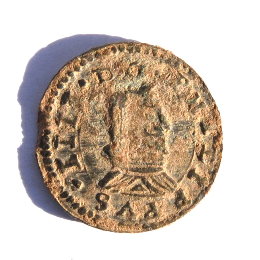 1661 Година Филип IV 8 Мараведи Испански Колониален замък и Лъв Карибската Пиратски епоха Монети 302 Продавачът