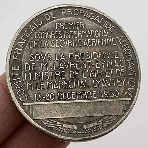 1930 Лутане Монета Античен Месинг Стара Сребърен Медал COPYSouvenir Новост Монета, Монета За Подарък