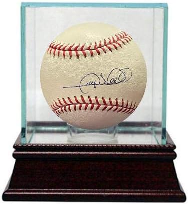 Гари Шефилд е подписал Официален договор Роулингса с Висша лига бейзбол в Стъклен калъф - Холограма Шефилд (Янкис/