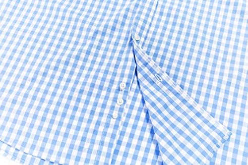 Ризи Голям и висок размер с двойна помпа за Мъже, Ризи с копчета и дълъг ръкав от размер XL (T) до 6XL (T) от