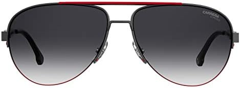 Слънчеви очила Carrera 8030/S CA8030S-0SVK-9O-6215 - Полуматовая Черна Дограма, Тъмно сив Градиент