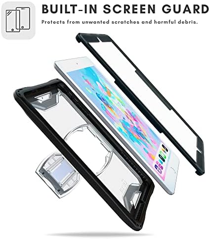 Калъф UZBL Aftershock за iPad 10.2 9-то поколение 2021, 8-то поколение 2020 г., 7-мо поколение 2019, Сверхпрочный