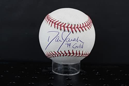 Автограф на Дан Янсена (Gold '94) в бейзбола Auto PSA/DNA AL88379 - Бейзболни топки с автографи