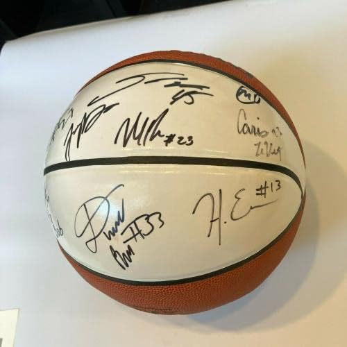 Джамал Мъри Нов Клас проект на мотика г. по баскетбол с няколко Подписите на JSA COA - Баскетболни топки