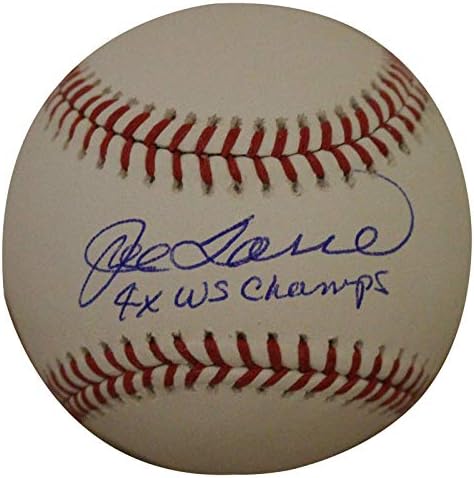 Джо Торе с Автограф на Ню Йорк Янкис OML Baseball WS Champs JSA 28278 - Бейзболни топки с автографи