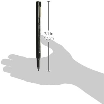 Маркер за калиграфия UCHIDA, Средната точка, 3,5 мм, Черен (UCH6000MS1)