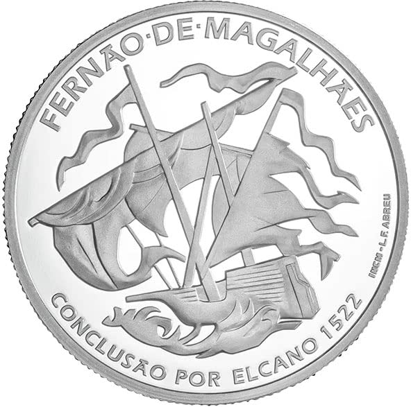 2022 DE Modern Възпоменателна монета PowerCoin, Посветена на Проекта Кругосветного плуване Фердинанд Магелан
