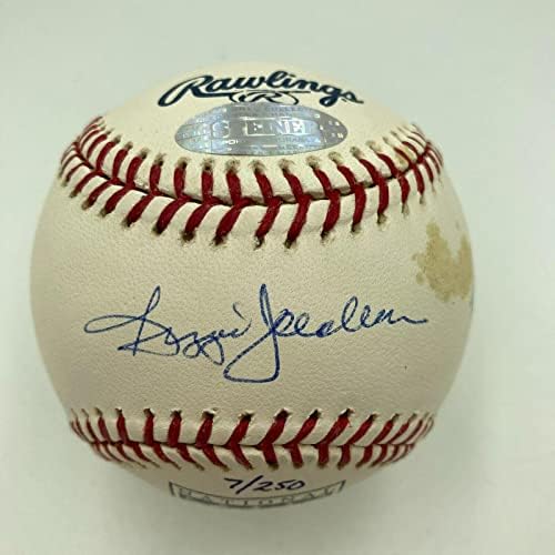 Реджи Джаксън 44 пенсионери 8-14-1993 Холограма бейзболен Щайнер с Автограф - Бейзболни топки с автографи