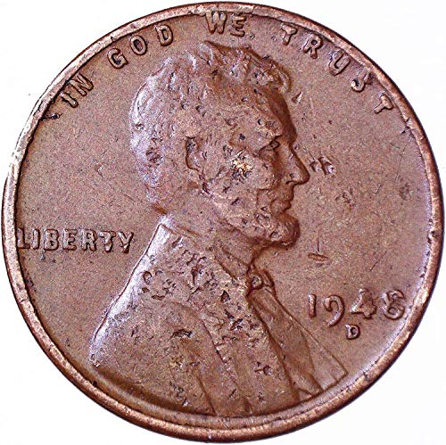 Панаир 1948 г., D Lincoln Wheat Cent 1C