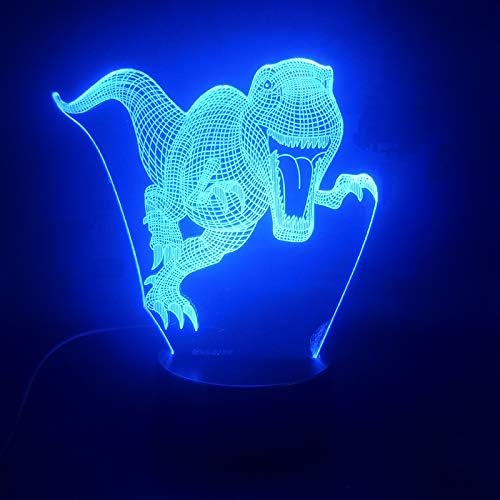 Динозавър 3D Led Лампа Джурасик Период тиранозавър рекс Детски Подарък За Рожден Ден