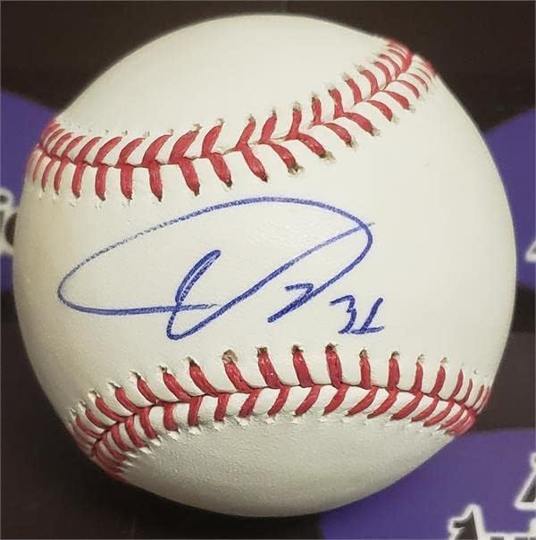 Играта на топка с автограф Ubaldo Хименес (Холограма ROMLB MLB Rockies Без Стомна) - Бейзболни топки с автографи
