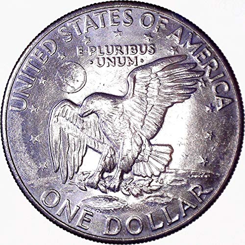 1972 Долар Айзенхауер Айк, 1 долар На необращенном формата на