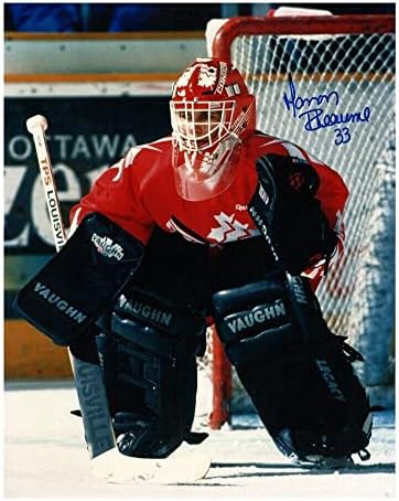 Снимка МАНОН РЕОМ с автограф на националния отбор на Канада 8 x 10 - 70611 - Спортни снимки с автографи