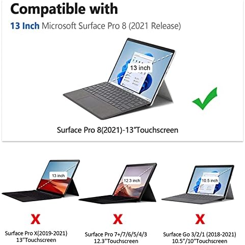 E за Носене-МРЕЖА за Microsoft Surface Pro 8 13 инча с възможност за гледане под няколко и регулируеми ъгли