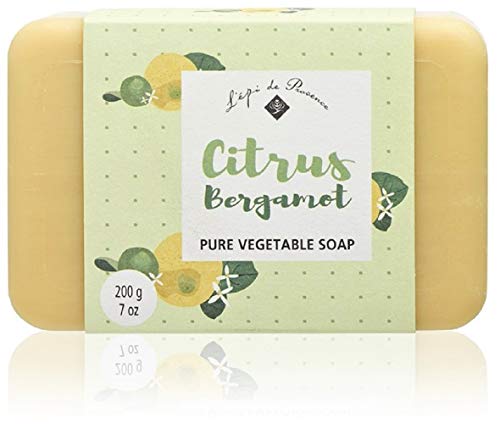 Френското сапун за баня L ' Epi de Provence, Богато на масло от шеа - Цитрусов бергамот - 7 грама 200 грама