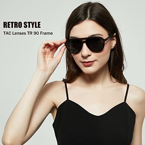 - Леки слънчеви Очила ТАК с Поляризационной Тонировкой, Класически Vintage Слънчеви Очила в Ретро стил 70-те