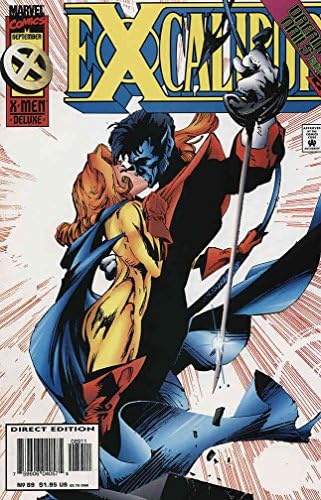 Ескалибур 89 VF ; Корица на комикса на Marvel | Целувката на Уорън Елис