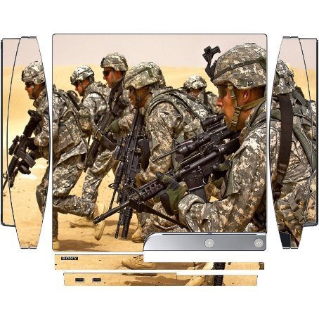 Армията vinyl стикер-кожа от Compass Litho за Playstation 3 PS3 Slim