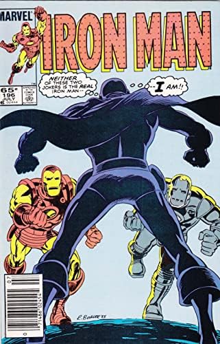 Iron man (1-ва серия) 196 (павилион за Вестници) VF; Комиксите на Marvel | Дани о ' Нийл