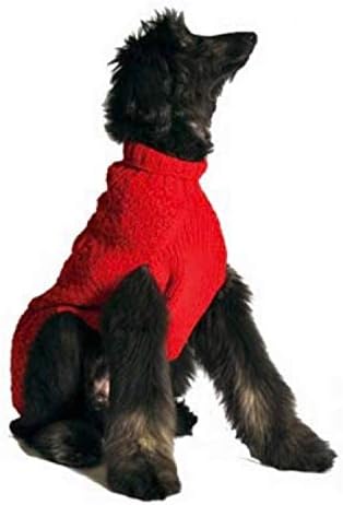Пуловер за кучета Шили Red Dog Кабел, 3X-Large