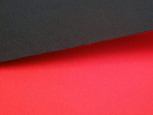 червена неопреновая тъкан с дебелина 2 мм, материал за неопрен за гмуркане, еластична найлон неопреновая плат