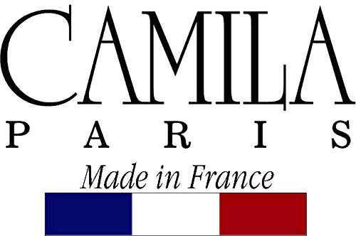 Camila Paris CP3019 Френска Шнола за коса за момичета, черна, Водоустойчив Метални Закопчалки, Здрава Щипки