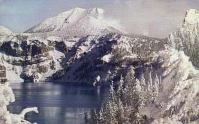 Национален парк Кратер Езеро, Орегон Картичка
