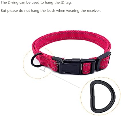 Найлонов ремък за яка за кучета за тежки и леки електронни приемници греди за дресура на оградата-3/4 инча Взаимозаменяеми