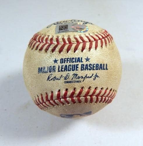 2020 Чикаго Къбс Питсбърг Пайрэтс Използвани Бейзболни топки на Адам Фрейзър RBI Двойна игра Използвани Бейзболни