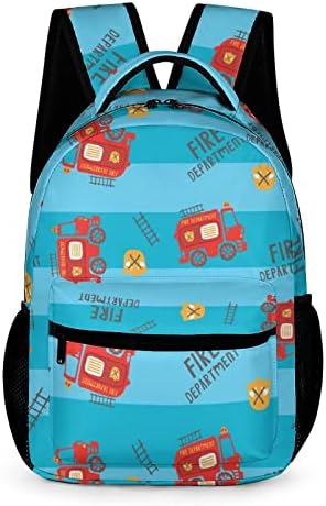 Чанта през рамо Раница с Изображение на Камион Пътни Раници Ежедневните Училищни чанти