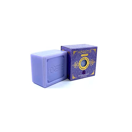 Сапун Harem's Blue Anemon Soap Bar, Естествен сапун, сапун за лице и тяло, сапун за защита от петна, осигурява