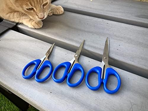 Комплект домакински ножици от 3 универсални ножици с остриета от неръждаема стомана, подходящи за ежедневна