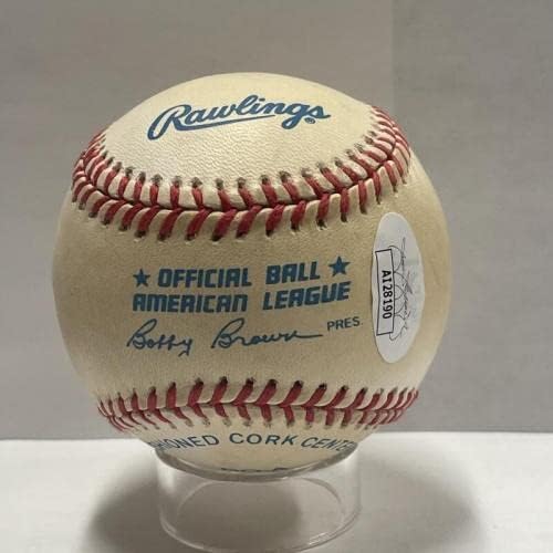 Официален бейзболен сингъл с автограф на Нолан Райън. JSA - Бейзболни топки с автографи