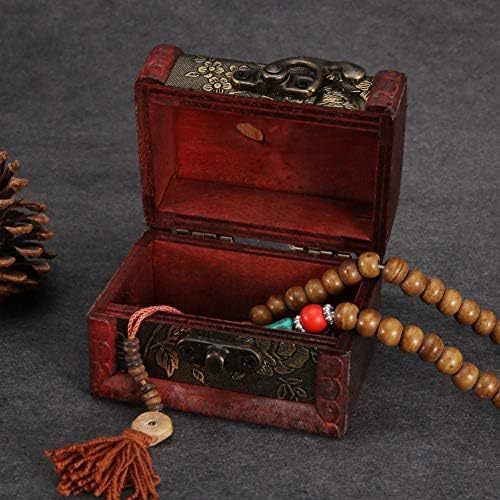 Hztyyier, ретро дървен сандък със съкровища, декоративни орнаменти, кутия за спомен, подарък кутия за момичета,