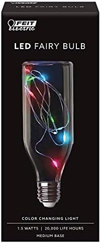 Електрическа бутилка Feit ФГ/BOT/RGB LED/1,5 Вата, Декоративни, с магическо сияние, с прозрачен led RGB, 6,07