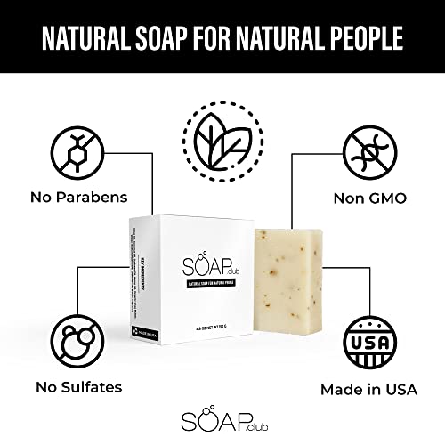 Естественият сапун Soap Club Summer Blossom за жени - Сапун за баня ръчно изработени с аромат на череша и бадем