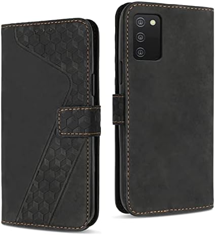 Калъф YIRRANZD за Samsung Galaxy A03S, една чанта-портфейл с държач за карти, калъф от изкуствена кожа, Поставка